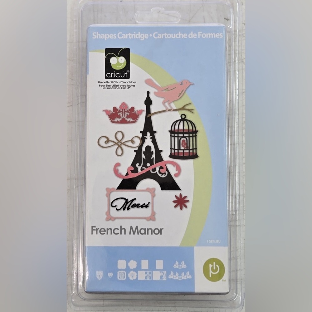 $7 Cricut French Manor Shapes Cartridge-No Box.$7 WHEN BUNDLED WITH 3 or more it